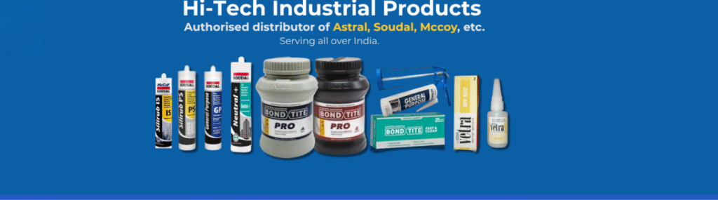 Where to buy industrial adhesives in India with epoxy and sealant products.